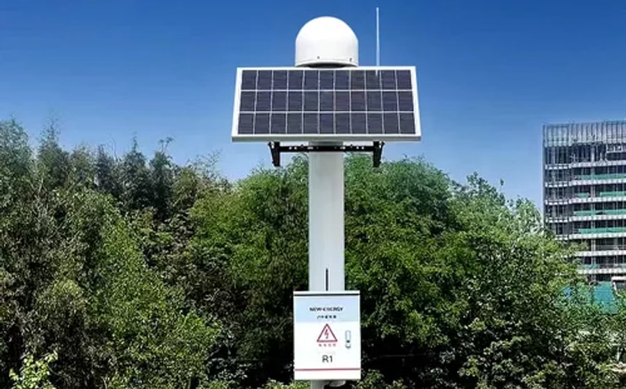 太阳能 GNSS 边坡监测供电系统案例